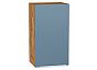 Шкаф верхний с 1-ой дверцей Фьюжн Silky Blue Дуб Вотан 716*400*320