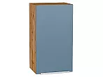 Шкаф верхний с 1-ой дверцей Фьюжн Silky Blue Дуб Вотан 716*400*320