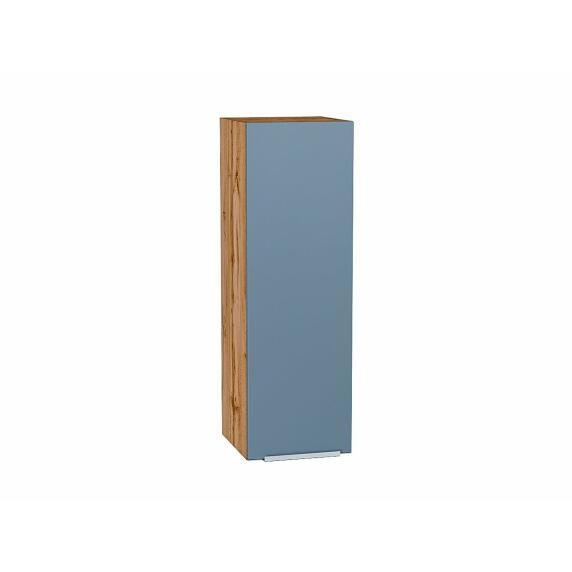 Шкаф верхний с 1-ой дверцей Фьюжн Silky Blue Дуб Вотан 920*300*320