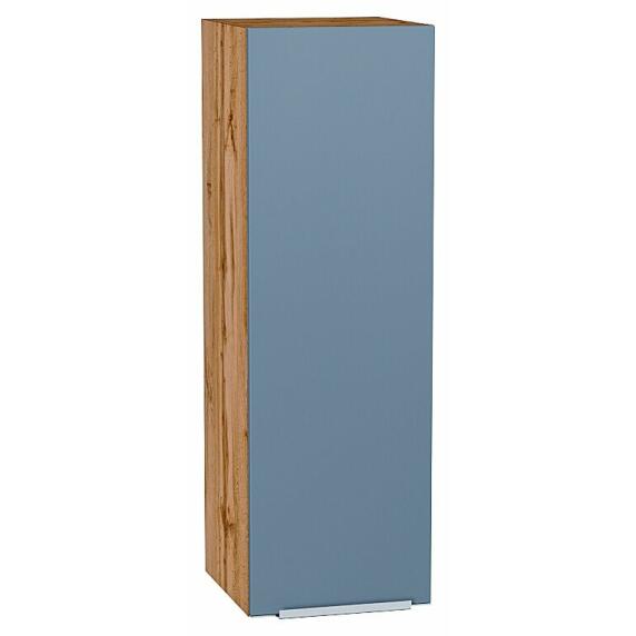 Шкаф верхний с 1-ой дверцей Фьюжн Silky Blue Дуб Вотан 920*300*320