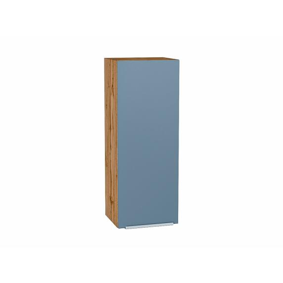 Шкаф верхний с 1-ой дверцей Фьюжн Silky Blue Дуб Вотан 920*350*320