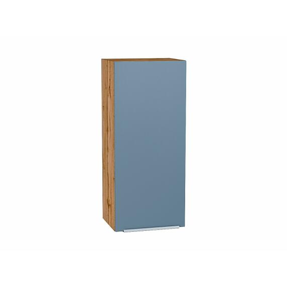 Шкаф верхний с 1-ой дверцей Фьюжн Silky Blue Дуб Вотан 920*400*320