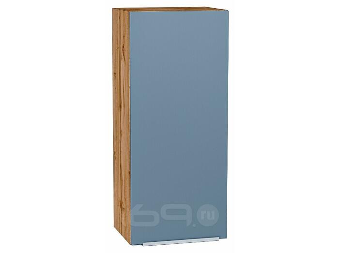 Шкаф верхний с 1-ой дверцей Фьюжн Silky Blue Дуб Вотан 920*400*320