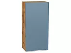 Шкаф верхний с 1-ой дверцей Фьюжн Silky Blue Дуб Вотан 920*450*320