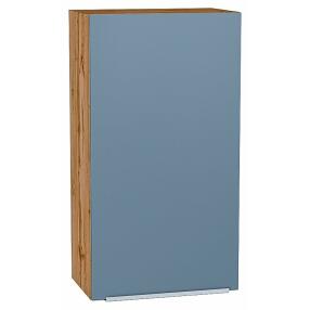 Шкаф верхний с 1-ой дверцей Фьюжн Silky Blue Дуб Вотан 920*500*320