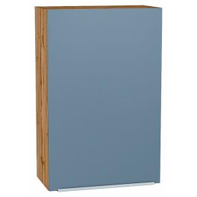 Шкаф верхний с 1-ой дверцей Фьюжн Silky Blue Дуб Вотан 920*600*320