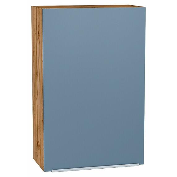 Шкаф верхний с 1-ой дверцей Фьюжн Silky Blue Дуб Вотан 920*600*320