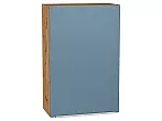 Шкаф верхний с 1-ой дверцей Фьюжн Silky Blue Дуб Вотан 920*600*320