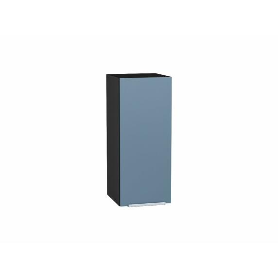 Шкаф верхний с 1-ой дверцей Фьюжн Silky Blue Graphite 716*300*320