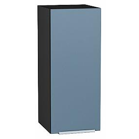 Шкаф верхний с 1-ой дверцей Фьюжн Silky Blue Graphite 716*300*320