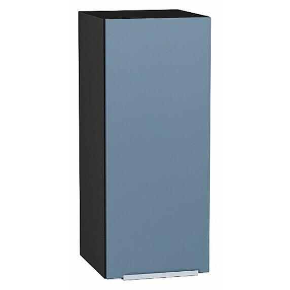 Шкаф верхний с 1-ой дверцей Фьюжн Silky Blue Graphite 716*300*320