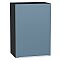 Шкаф верхний с 1-ой дверцей Фьюжн Silky Blue Graphite 716*500*320 Шкаф верхний с 1-ой дверцей Фьюжн Silky Blue Graphite 716*500*320