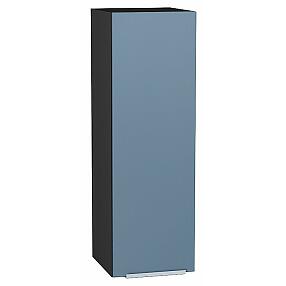 Шкаф верхний с 1-ой дверцей Фьюжн Silky Blue Graphite 920*300*320