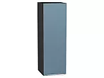 Шкаф верхний с 1-ой дверцей Фьюжн Silky Blue Graphite 920*300*320