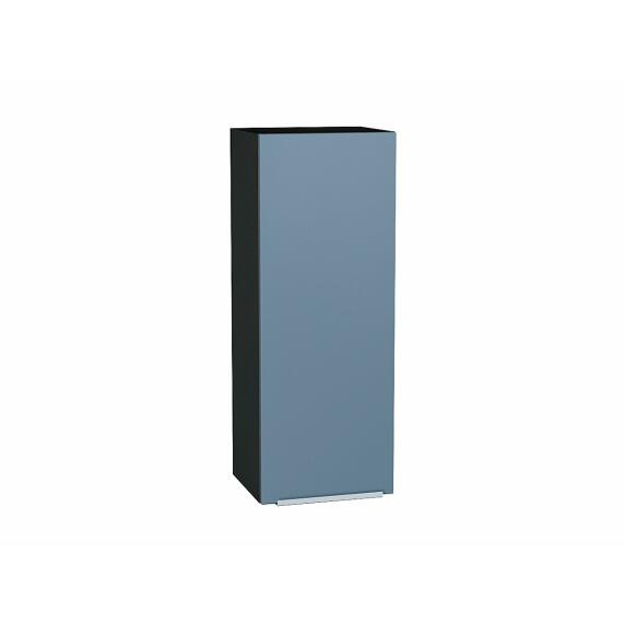 Шкаф верхний с 1-ой дверцей Фьюжн Silky Blue Graphite 920*350*320