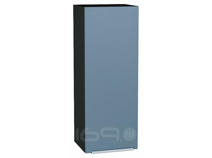 Шкаф верхний с 1-ой дверцей Фьюжн Silky Blue Graphite 920*350*320