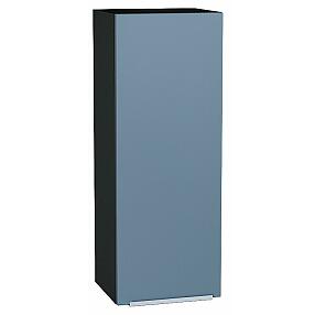 Шкаф верхний с 1-ой дверцей Фьюжн Silky Blue Graphite 920*350*320