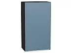 Шкаф верхний с 1-ой дверцей Фьюжн Silky Blue Graphite 920*500*320