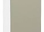 Шкаф верхний с 1-ой дверцей Фьюжн Silky Grey Белый 716*300*320