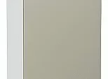 Шкаф верхний с 1-ой дверцей Фьюжн Silky Grey Белый 920*350*320
