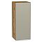 Шкаф верхний с 1-ой дверцей Фьюжн Silky Grey Дуб Вотан 716*300*320