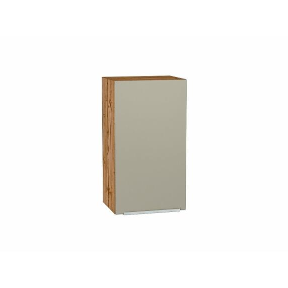 Шкаф верхний с 1-ой дверцей Фьюжн Silky Grey Дуб Вотан 716*400*320