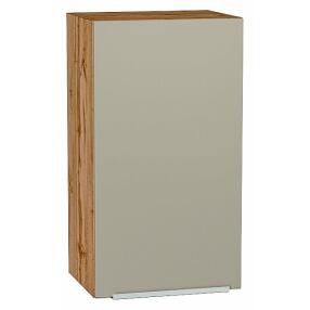 Шкаф верхний с 1-ой дверцей Фьюжн Silky Grey Дуб Вотан 716*400*320