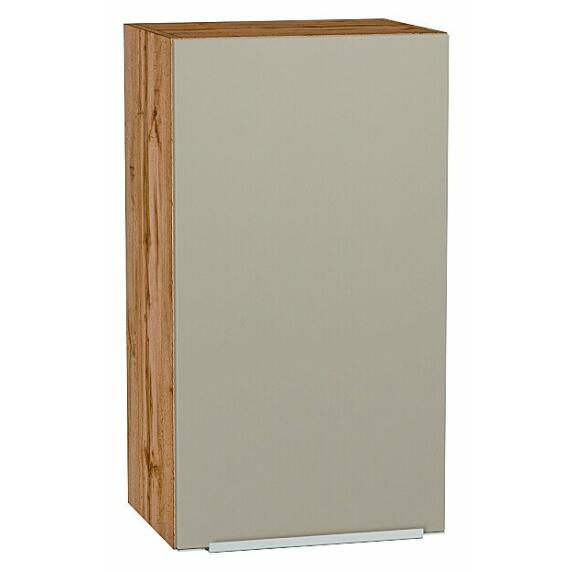 Шкаф верхний с 1-ой дверцей Фьюжн Silky Grey Дуб Вотан 716*400*320