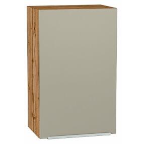 Шкаф верхний с 1-ой дверцей Фьюжн Silky Grey Дуб Вотан 716*450*320