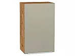 Шкаф верхний с 1-ой дверцей Фьюжн Silky Grey Дуб Вотан 716*450*320