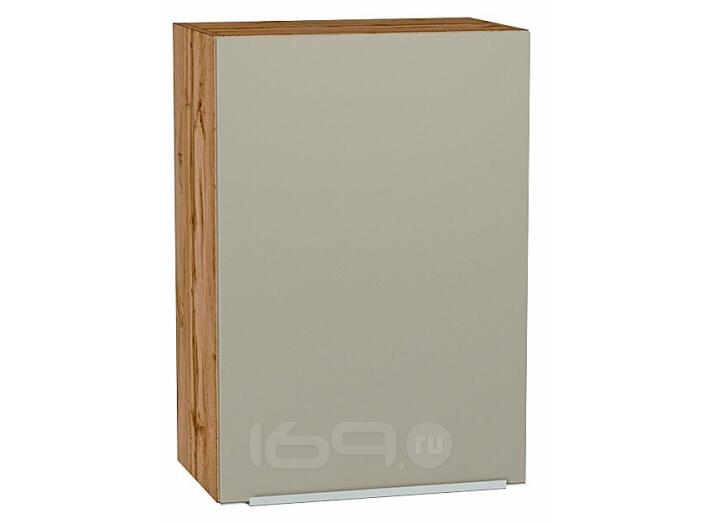 Шкаф верхний с 1-ой дверцей Фьюжн Silky Grey Дуб Вотан 716*500*320