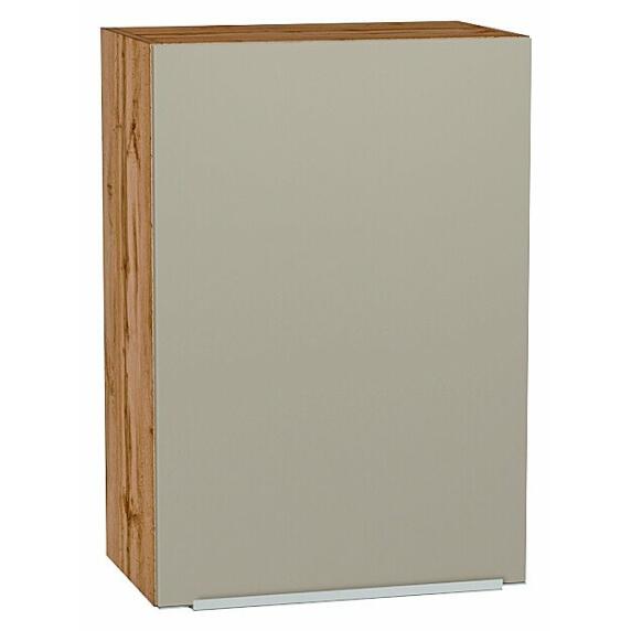 Шкаф верхний с 1-ой дверцей Фьюжн Silky Grey Дуб Вотан 716*500*320