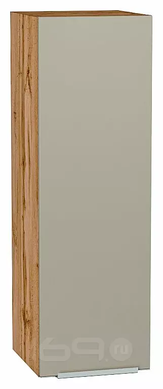 Шкаф верхний с 1-ой дверцей Фьюжн Silky Grey Дуб Вотан 920*300*320
