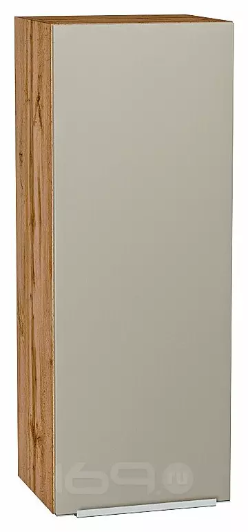 Шкаф верхний с 1-ой дверцей Фьюжн Silky Grey Дуб Вотан 920*350*320