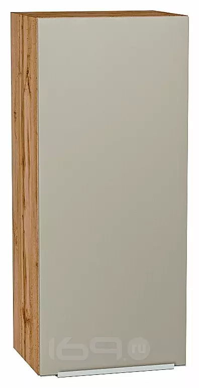 Шкаф верхний с 1-ой дверцей Фьюжн Silky Grey Дуб Вотан 920*400*320