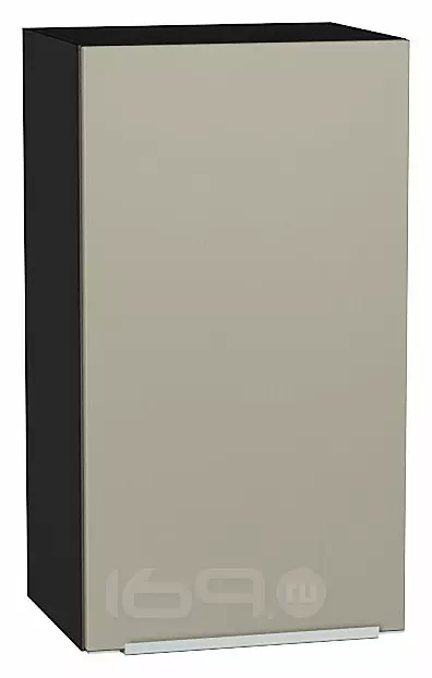 Шкаф верхний с 1-ой дверцей Фьюжн Silky Grey Graphite 716*400*320