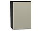 Шкаф верхний с 1-ой дверцей Фьюжн Silky Grey Graphite 716*500*320