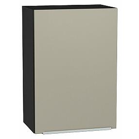 Шкаф верхний с 1-ой дверцей Фьюжн Silky Grey Graphite 716*500*320