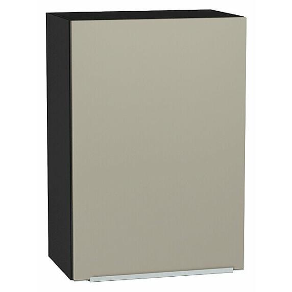 Шкаф верхний с 1-ой дверцей Фьюжн Silky Grey Graphite 716*500*320