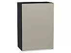 Шкаф верхний с 1-ой дверцей Фьюжн Silky Grey Graphite 716*500*320