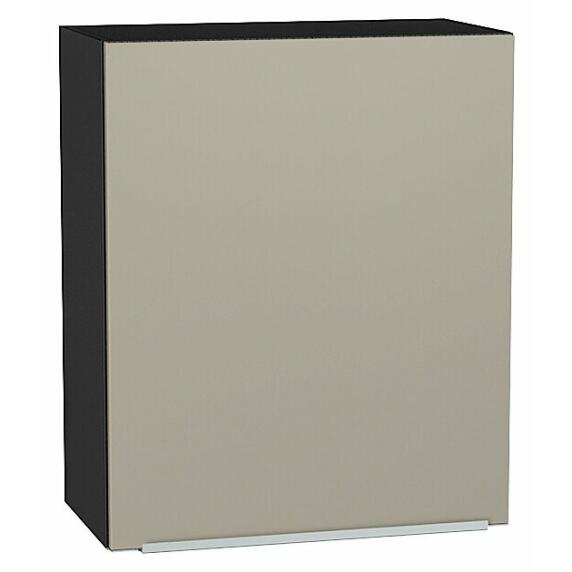 Шкаф верхний с 1-ой дверцей Фьюжн Silky Grey Graphite 716*600*320