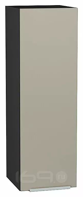 Шкаф верхний с 1-ой дверцей Фьюжн Silky Grey Graphite 920*300*320