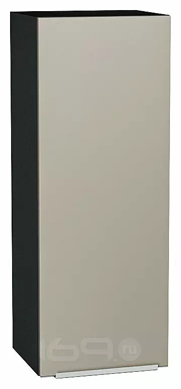Шкаф верхний с 1-ой дверцей Фьюжн Silky Grey Graphite 920*350*320