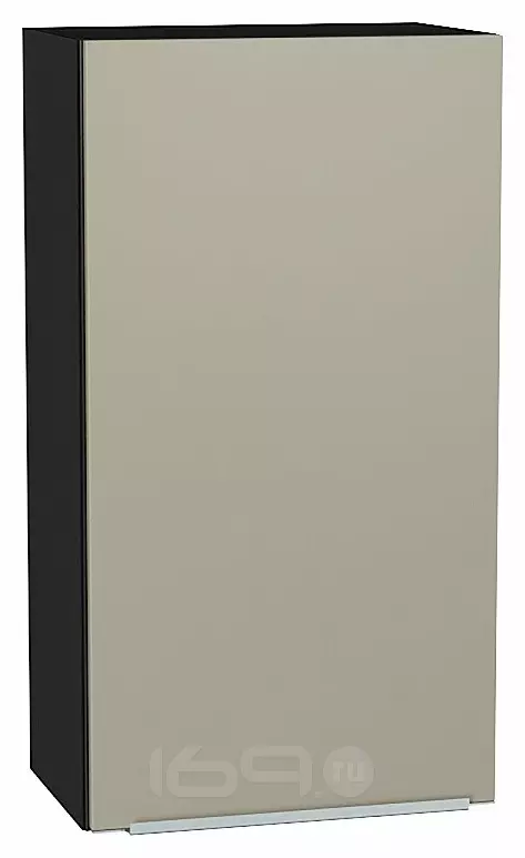 Шкаф верхний с 1-ой дверцей Фьюжн Silky Grey Graphite 920*500*320