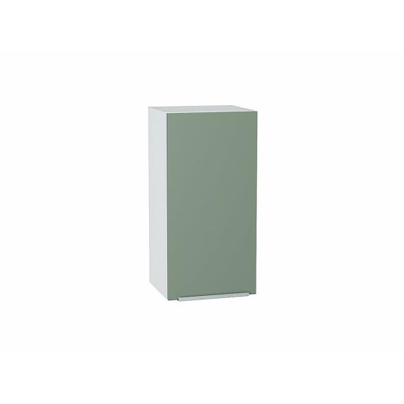 Шкаф верхний с 1-ой дверцей Фьюжн Silky Mint Белый 716*350*320