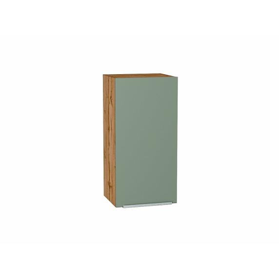 Шкаф верхний с 1-ой дверцей Фьюжн Silky Mint Дуб Вотан 716*350*320