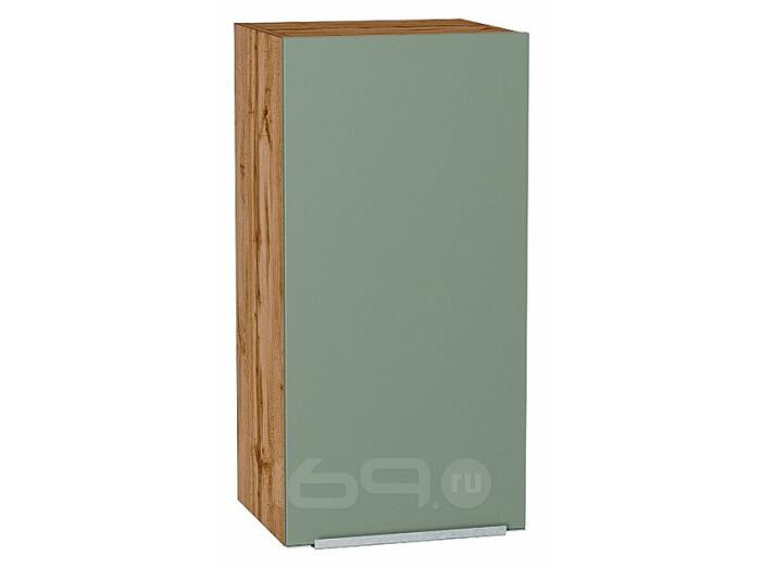 Шкаф верхний с 1-ой дверцей Фьюжн Silky Mint Дуб Вотан 716*350*320