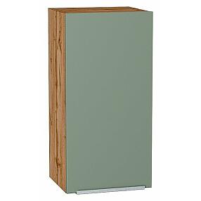 Шкаф верхний с 1-ой дверцей Фьюжн Silky Mint Дуб Вотан 716*350*320