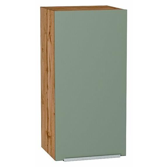 Шкаф верхний с 1-ой дверцей Фьюжн Silky Mint Дуб Вотан 716*350*320