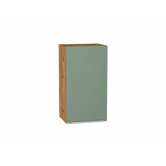 Шкаф верхний с 1-ой дверцей Фьюжн Silky Mint Дуб Вотан 716*400*320